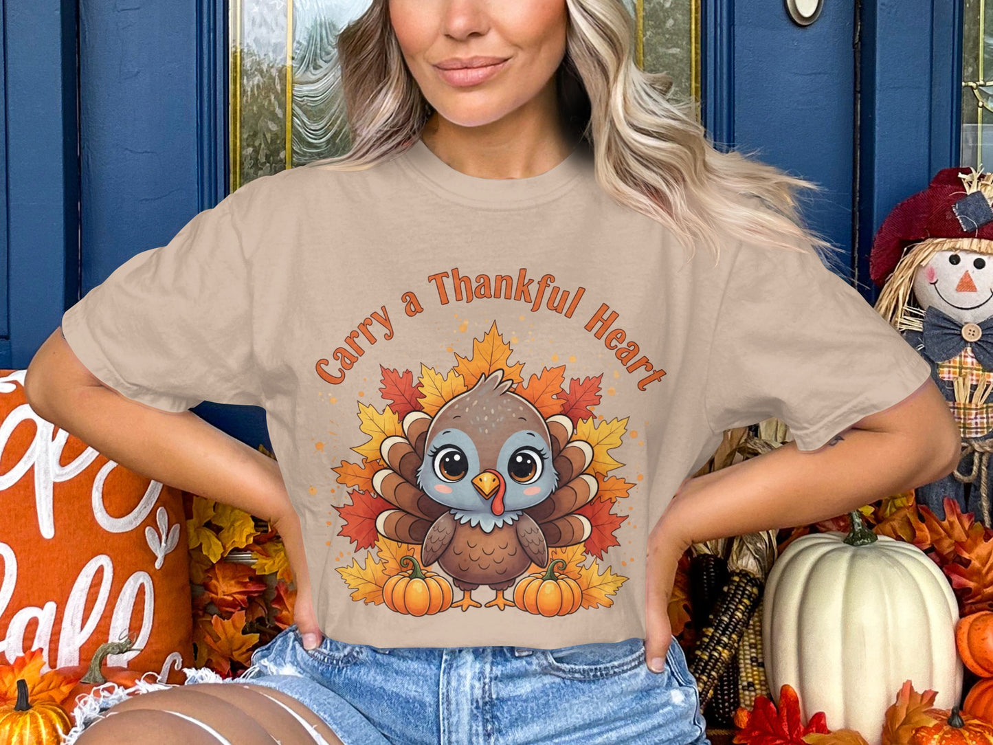 Carry a Thankful Heart Thanksgiving Shirt