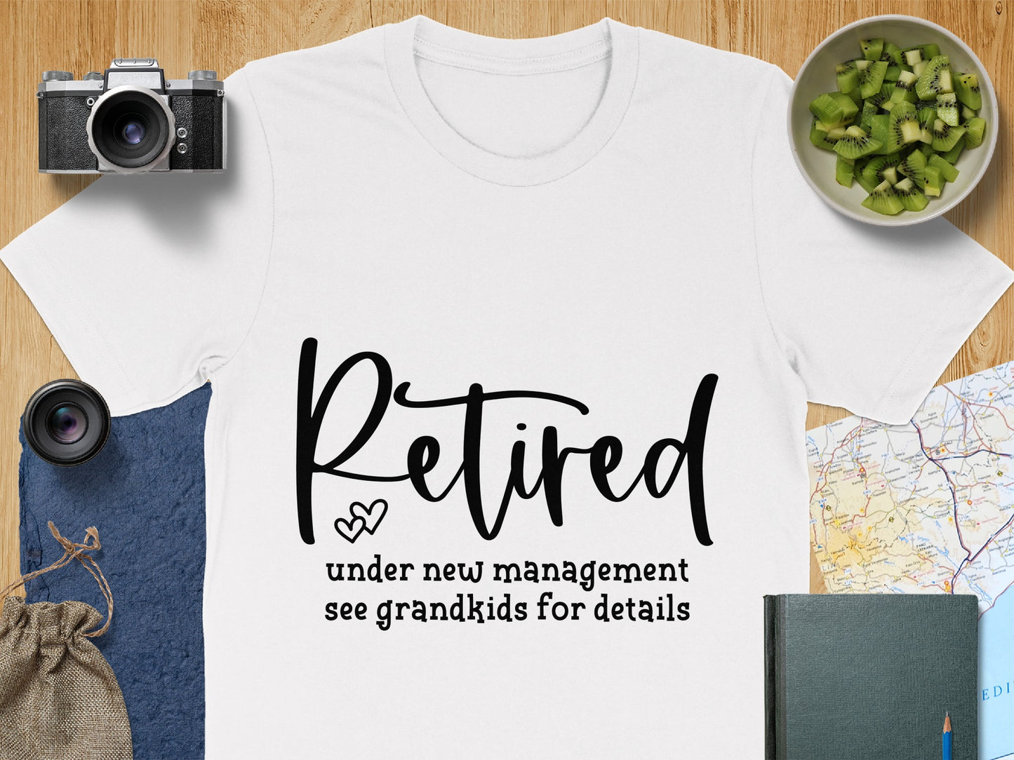 Retired Under New Management See Grandkids For Details Shirt