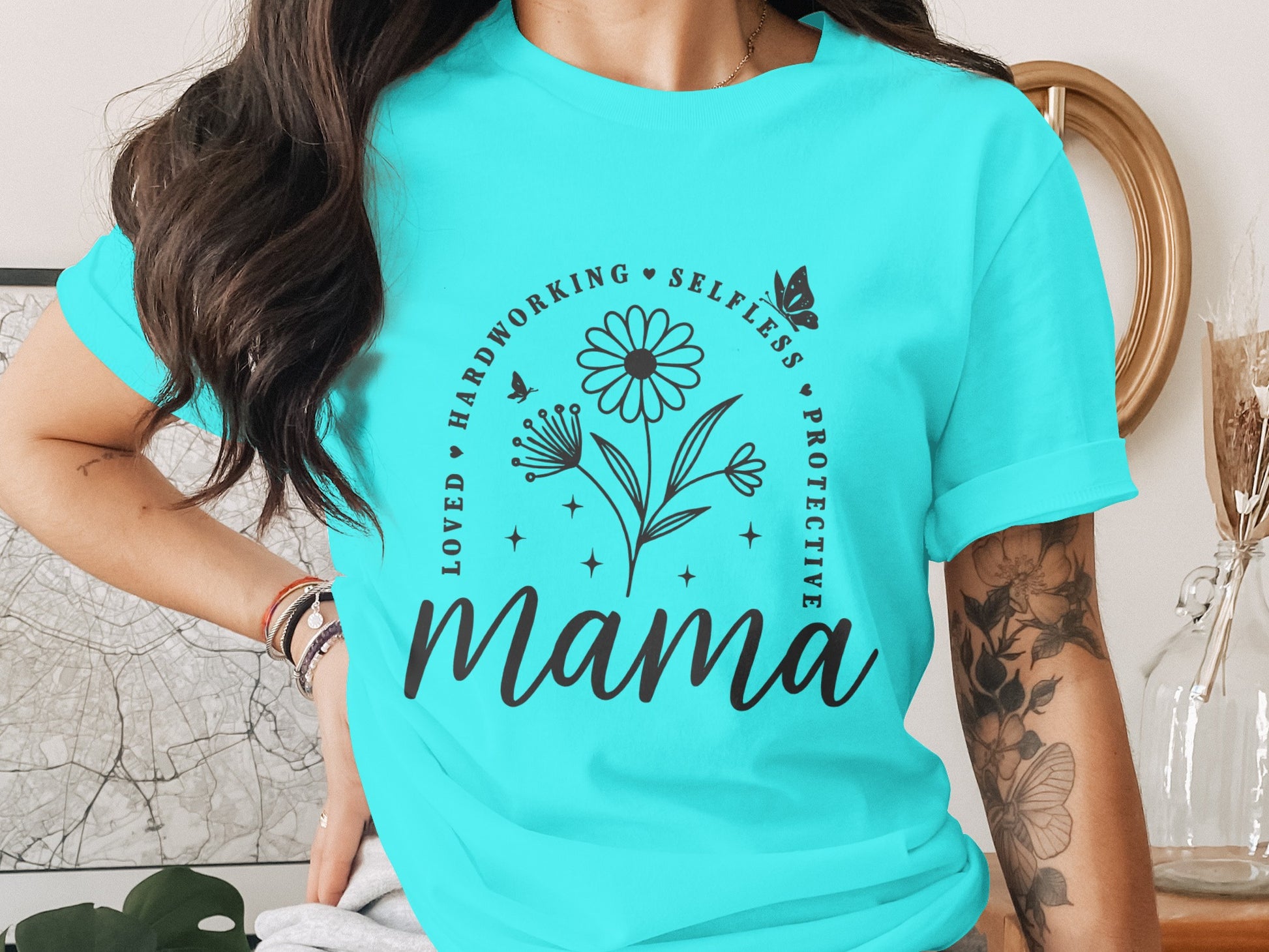 Mama Loved Hardworking Selfless Protective shirt