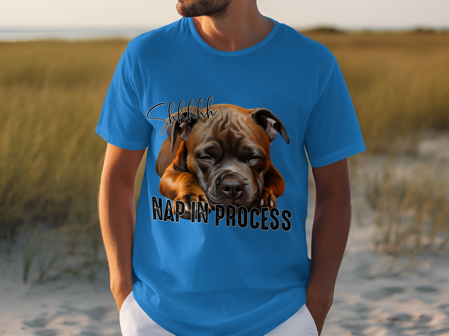 Shhhhh Nap in Process Graphic T-shirt