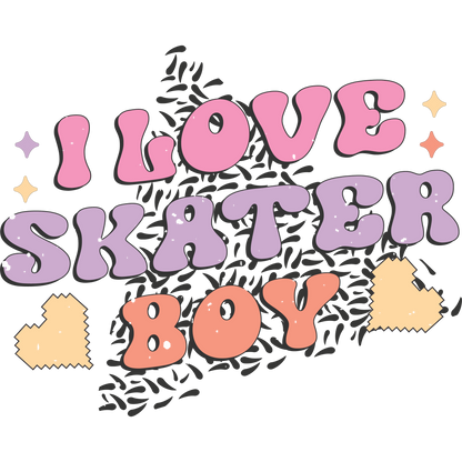 I Love Skater Boy Stylish Casual Clothing Product