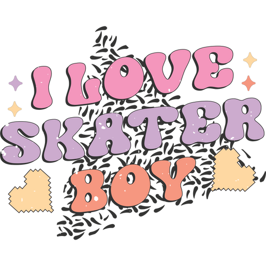 I Love Skater Boy Stylish Casual Clothing Product