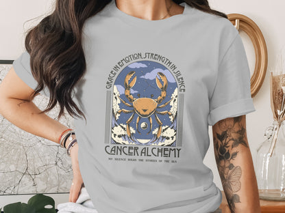 Grace in Motion Strength in Silence Cancer Alchemy Shirt
