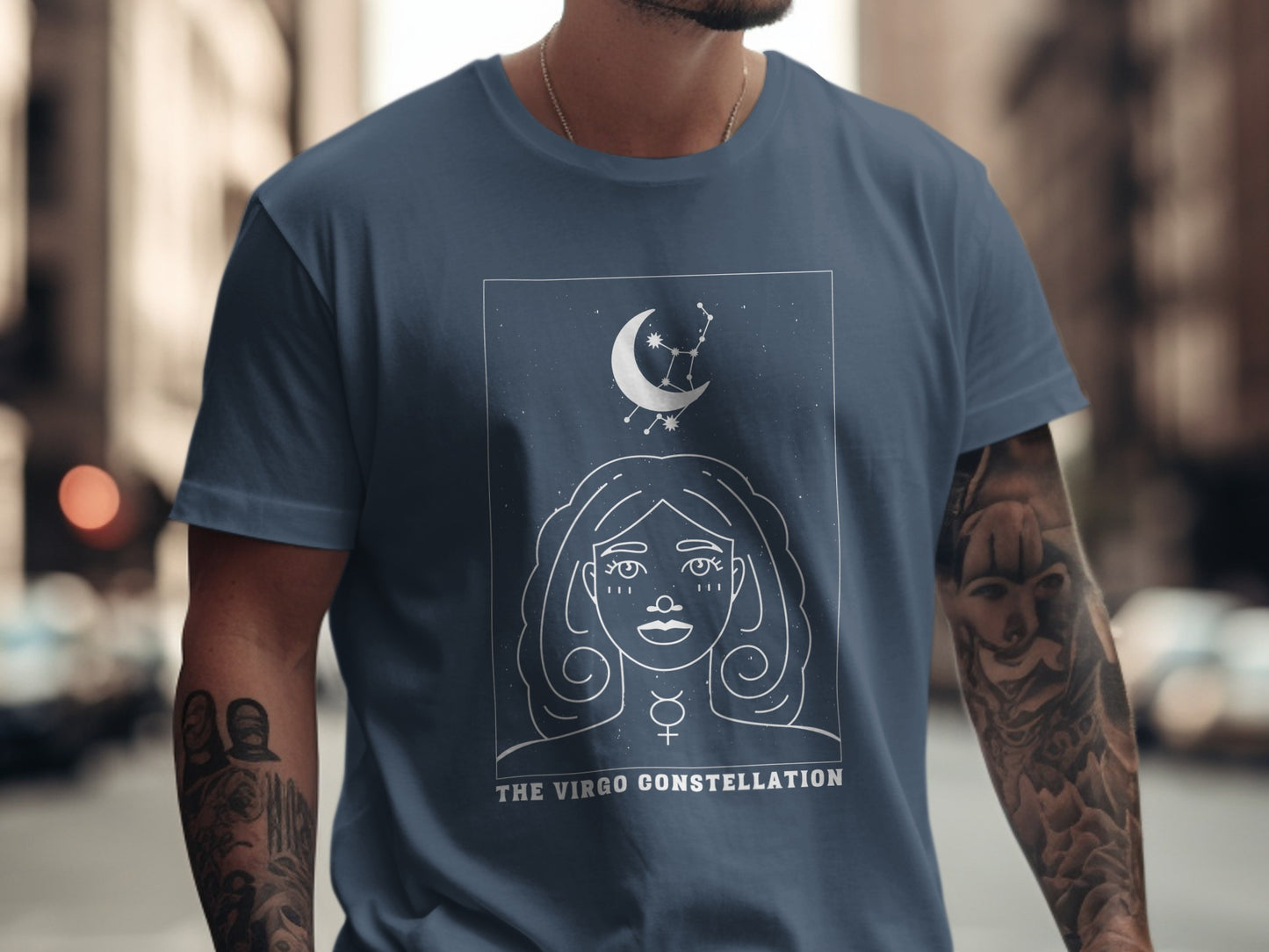 The Virgo Constellation Artistic Graphic T-Shirt