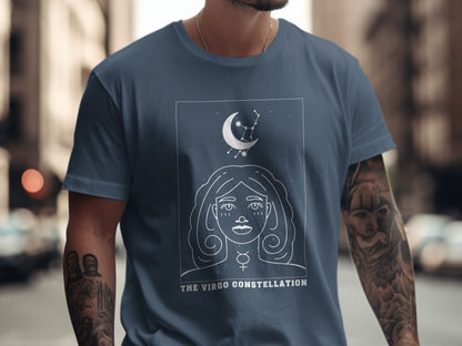 The Virgo Constellation Artistic Graphic T-Shirt