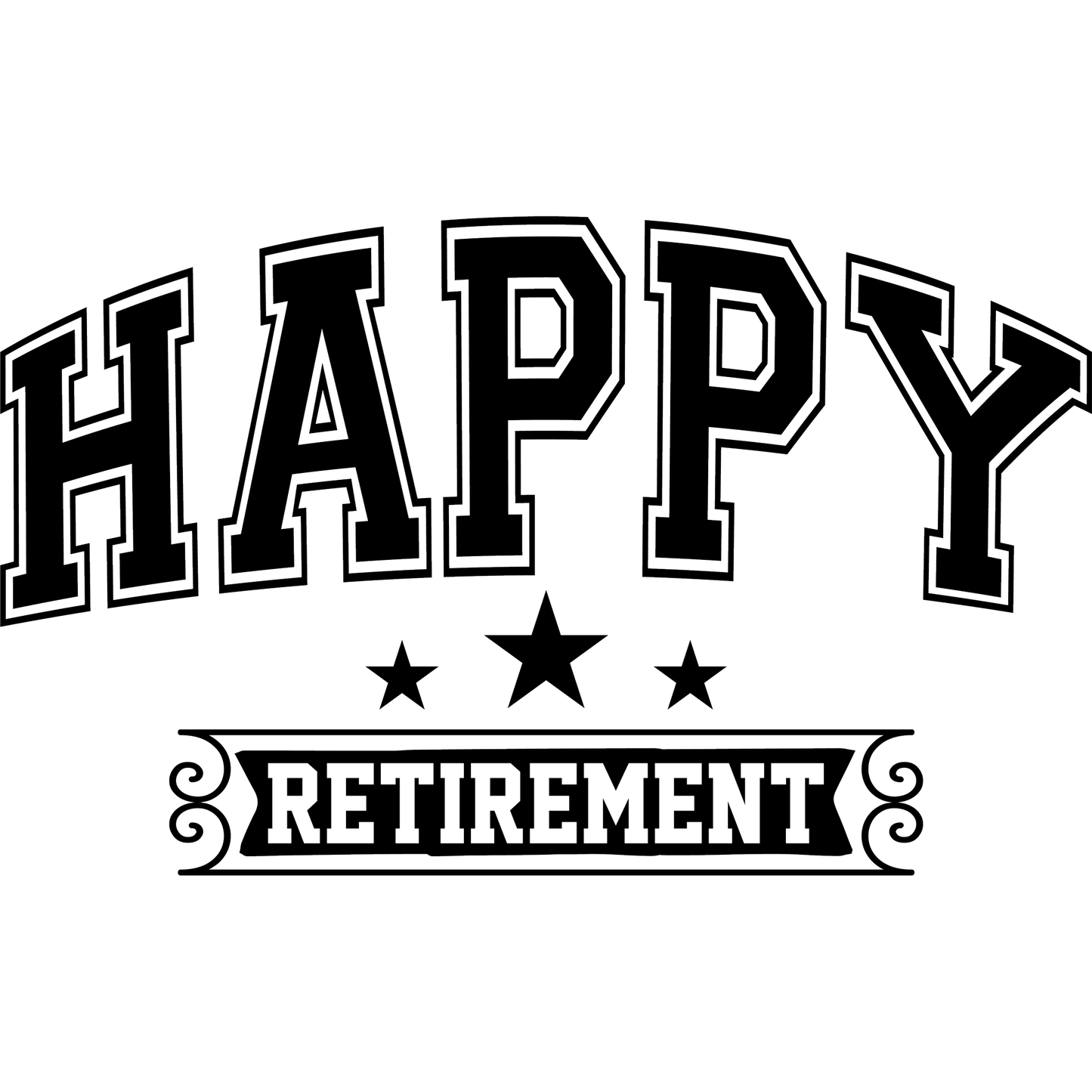 Happy Retirement Celebration Banner Party Decorations
