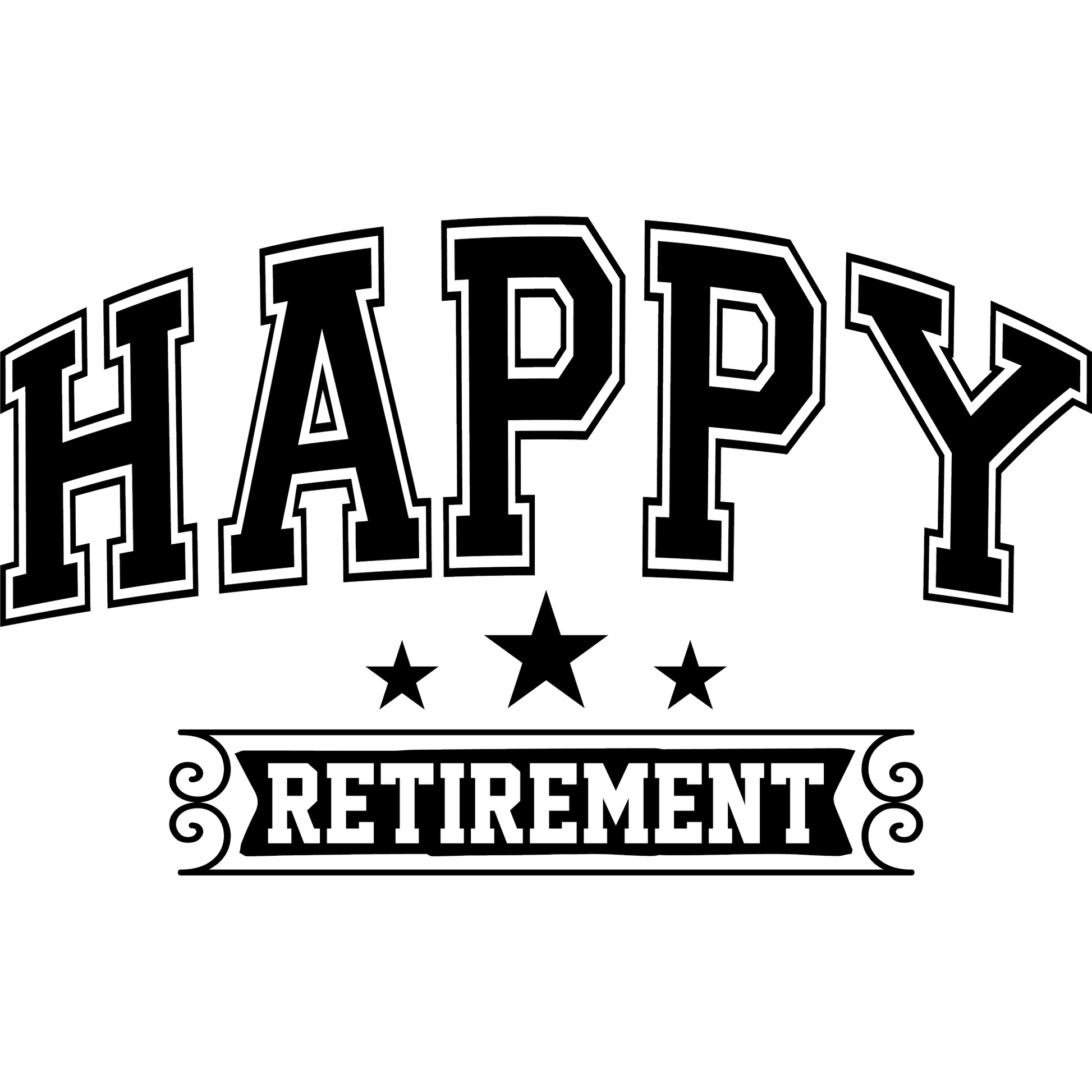 Happy Retirement Celebration Banner Party Decorations
