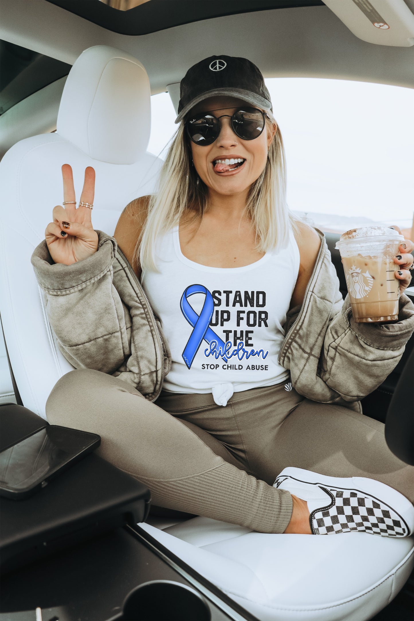 Stand Up For The Children Stop Child Abuse Tank