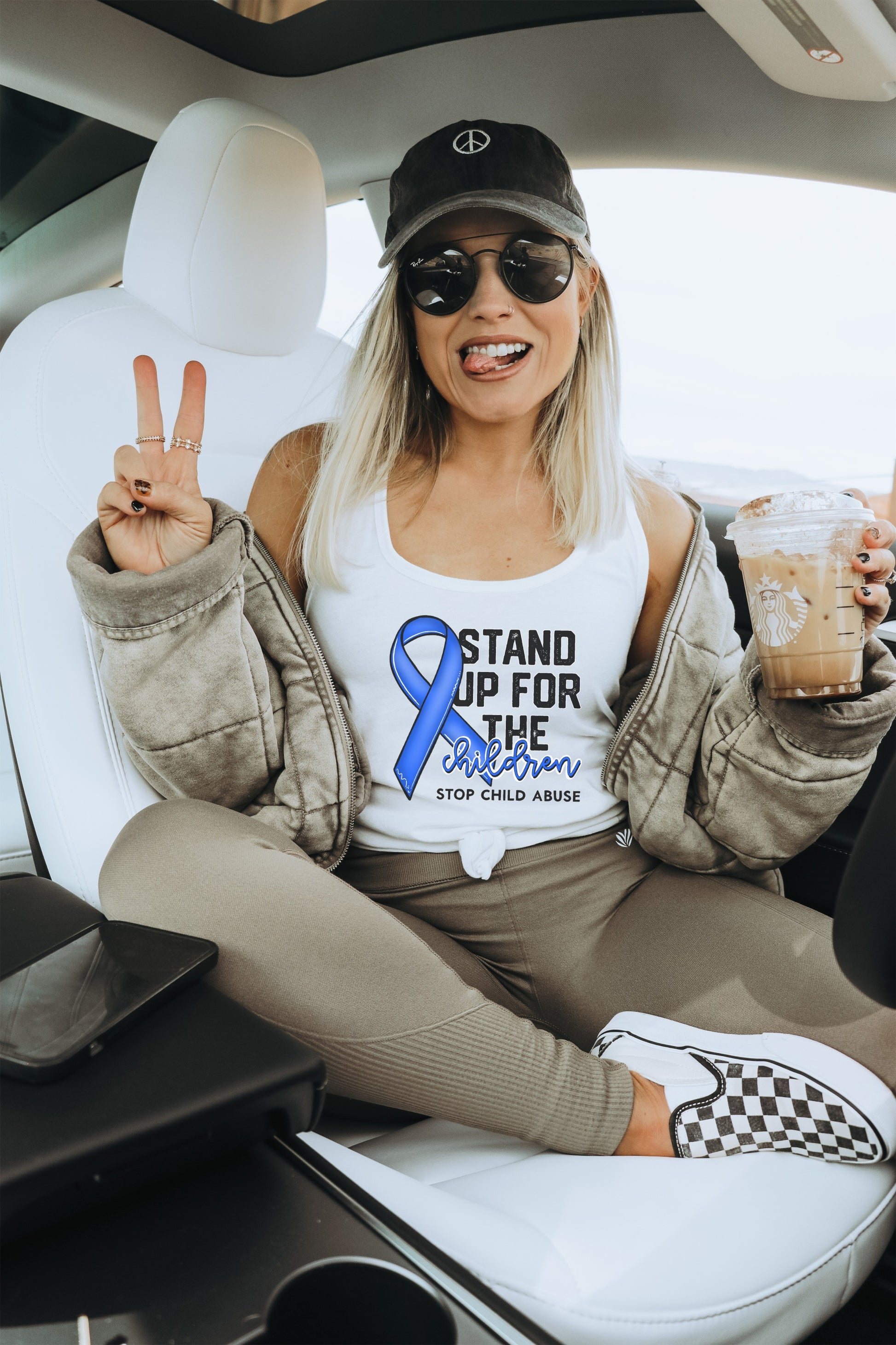 Stand Up For The Children Stop Child Abuse Tank