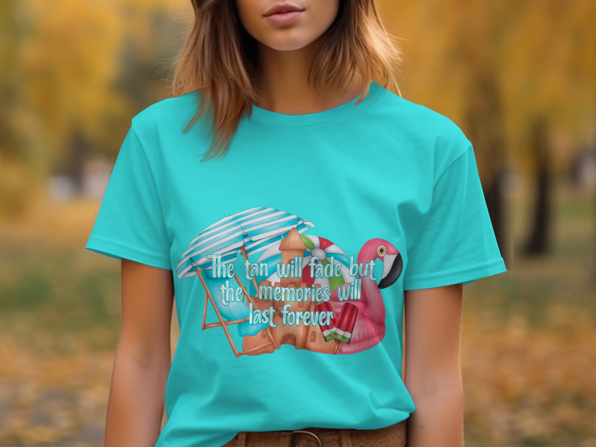 The tan will fade but the memories will last forever shirt