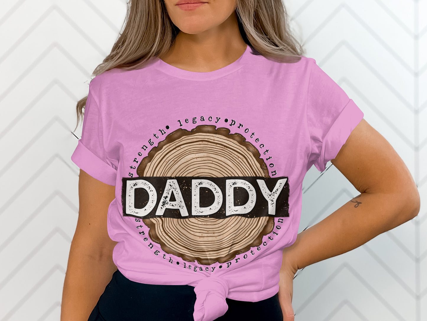 Daddy Strength Legacy Protection Graphic Shirt