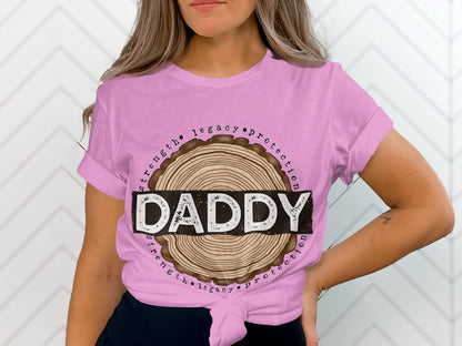 Daddy Strength Legacy Protection Graphic Shirt