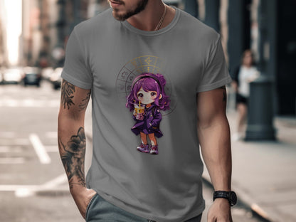 Stylish Anime Character Design T-Shirt for Casual Wear