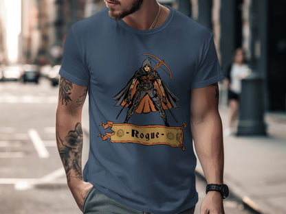Rogue Character Graphic Tee for Adventure Lovers