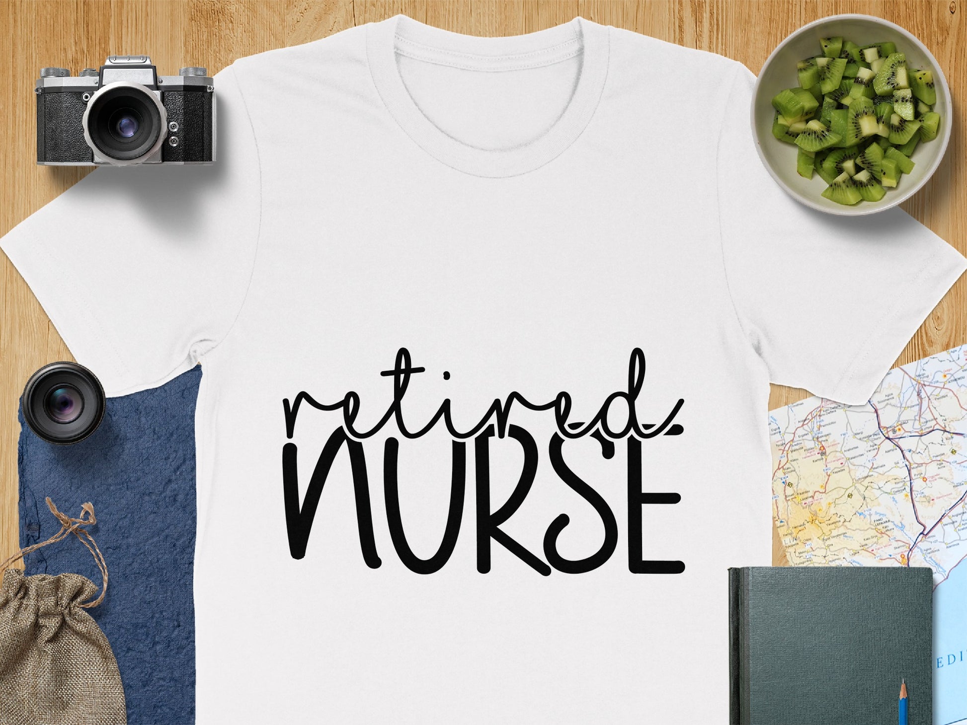 Retired Nurse T-Shirt for Nurses Unique Design