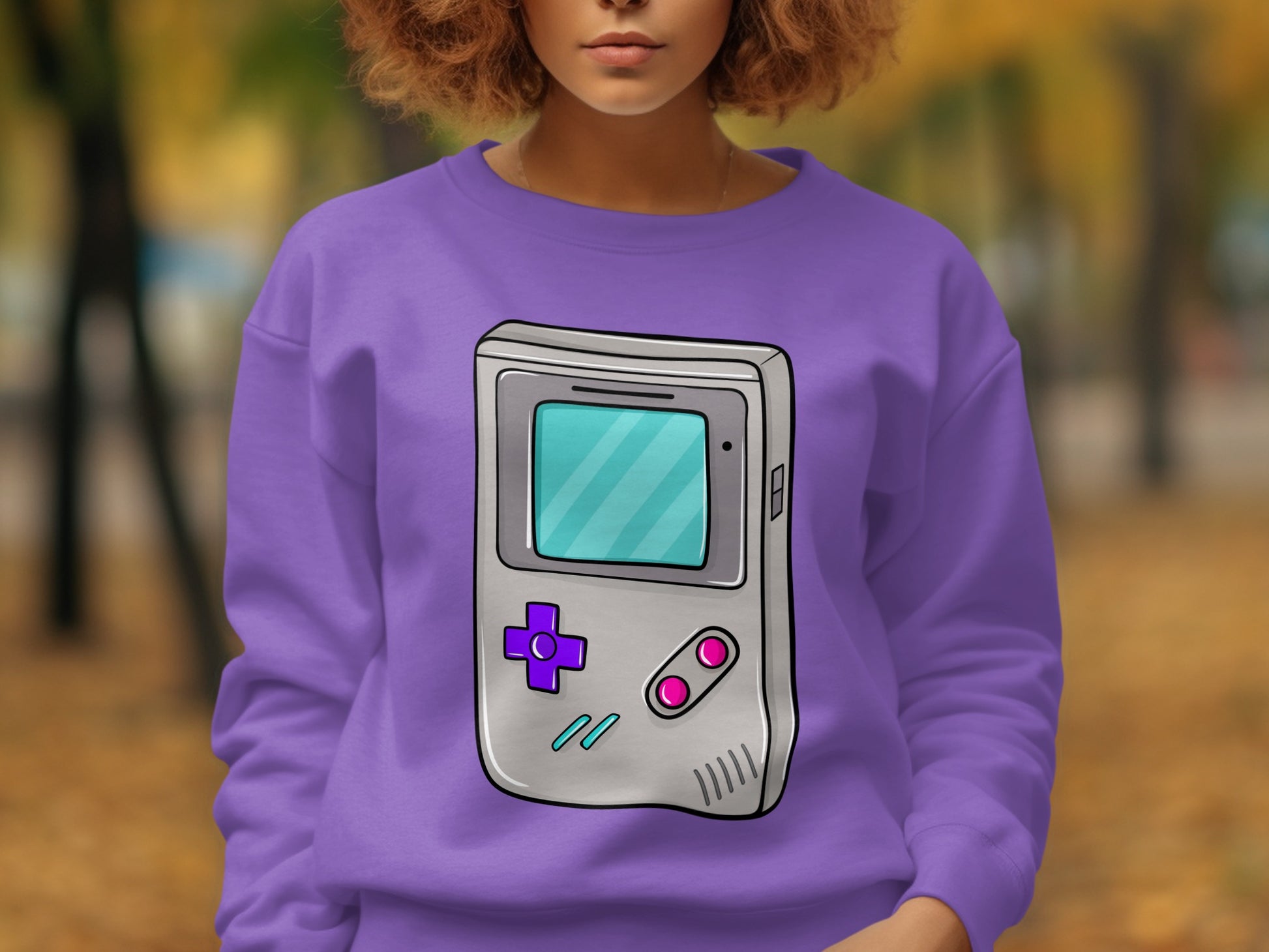 Retro Handheld Game Device Graphic Sweatshirt Product