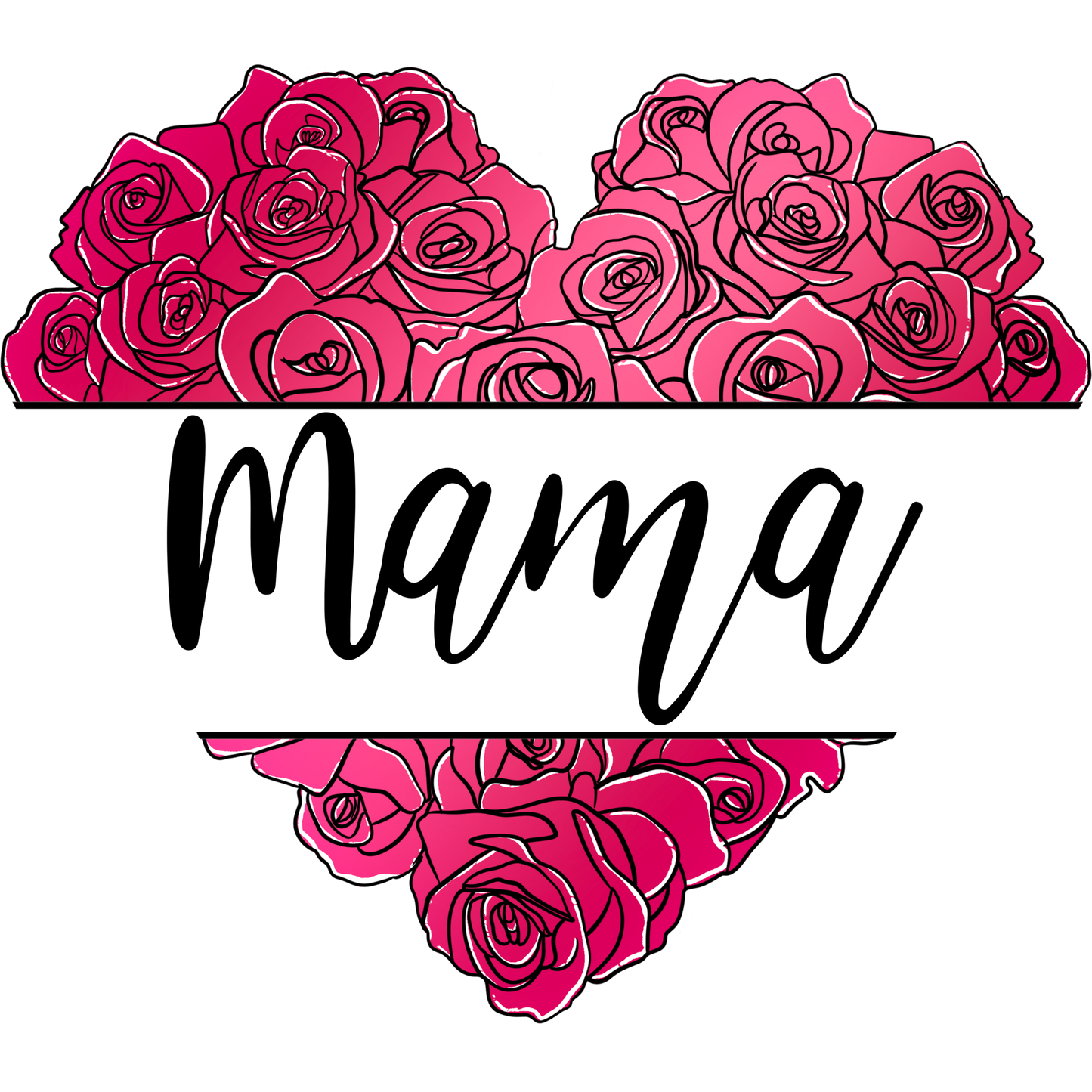 Mama Roses Heart Design Mother's Day Gift Item