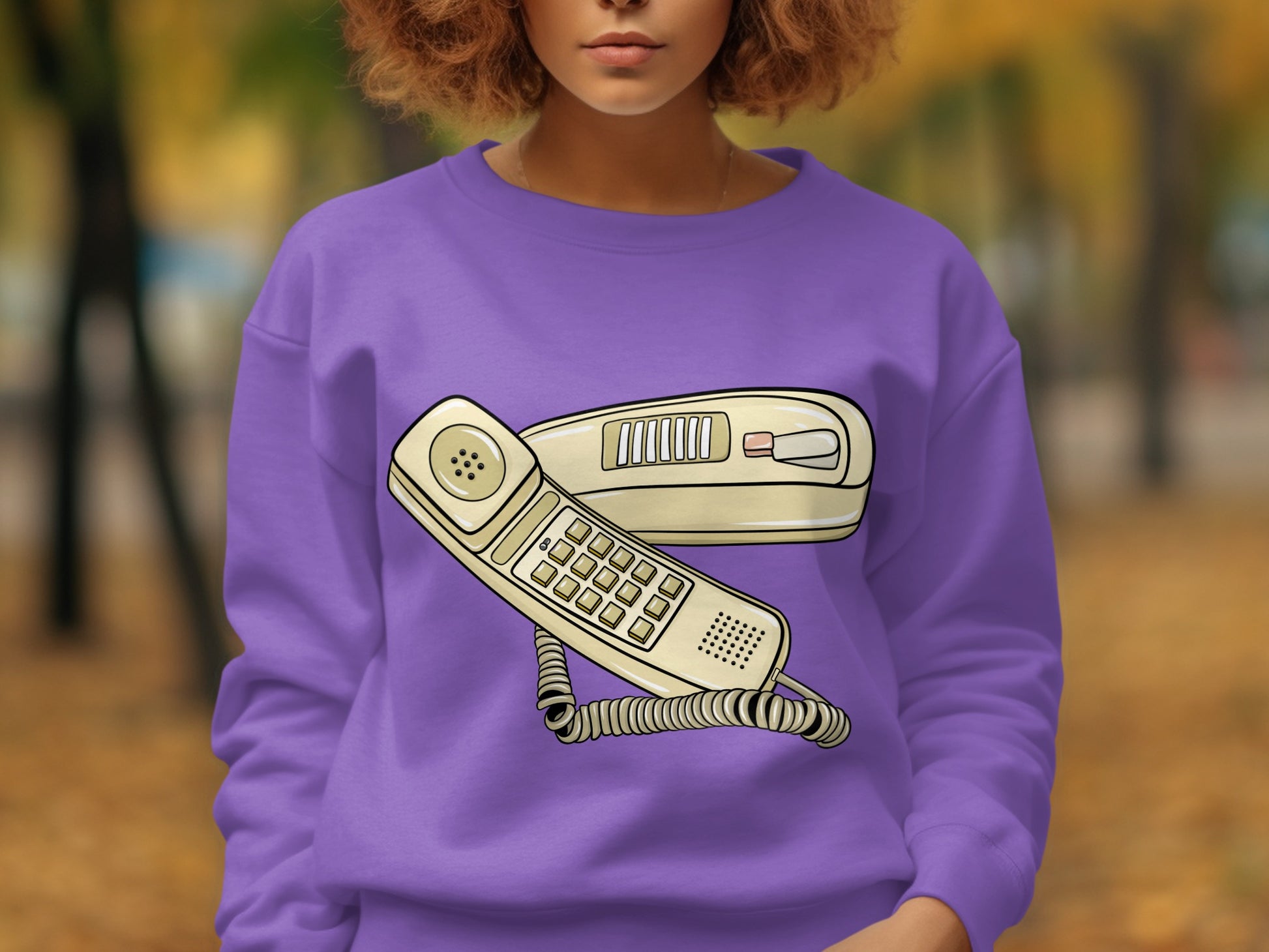 Vintage Cordless Phone Graphic Sweatshirt product
