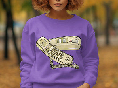 Vintage Cordless Phone Graphic Sweatshirt product