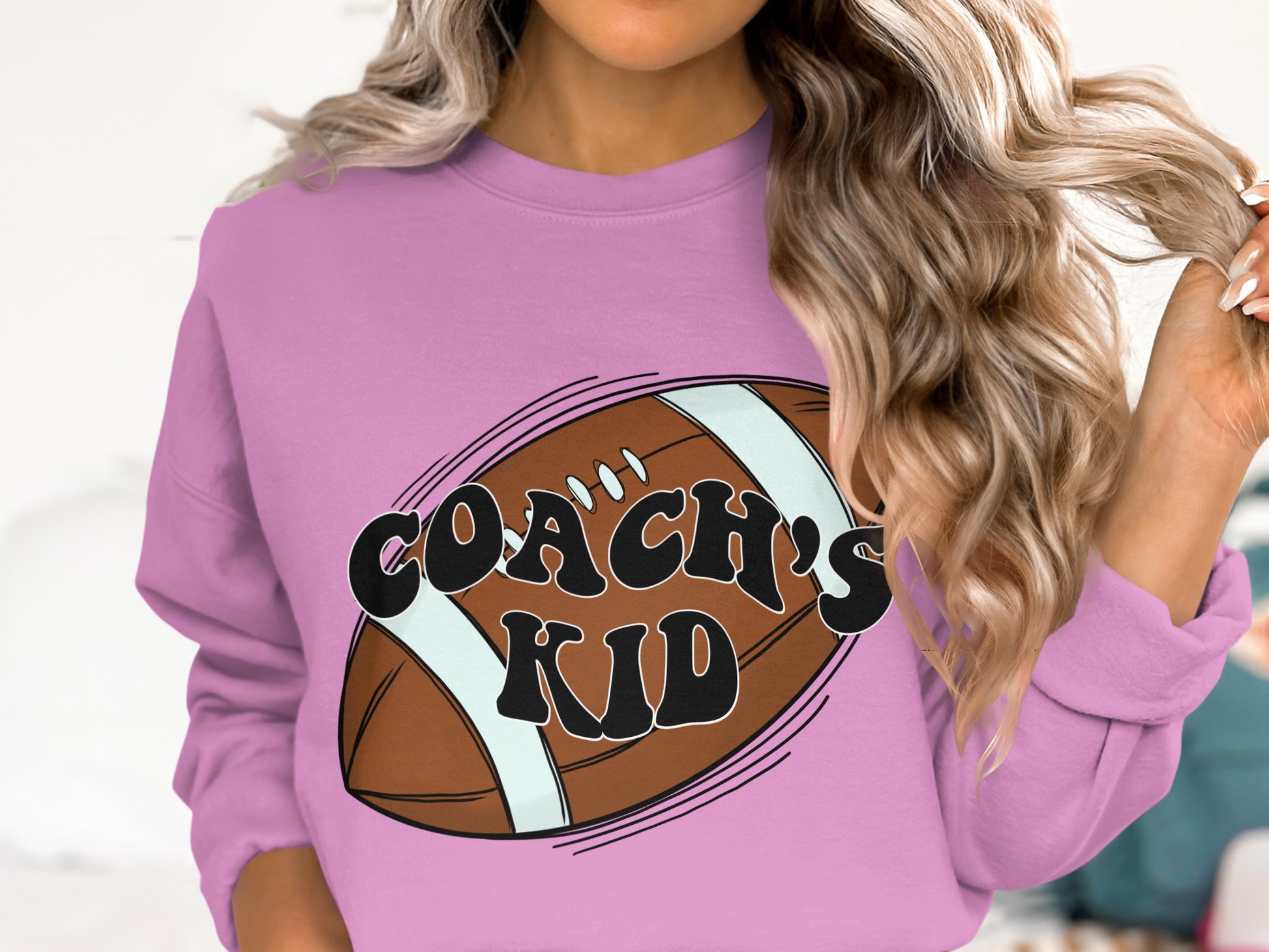 Coach's Kid Graphic Sweatshirt for Sports Fans