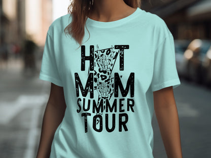 Hot Mom Summer Tour Graphic Tee Shirt