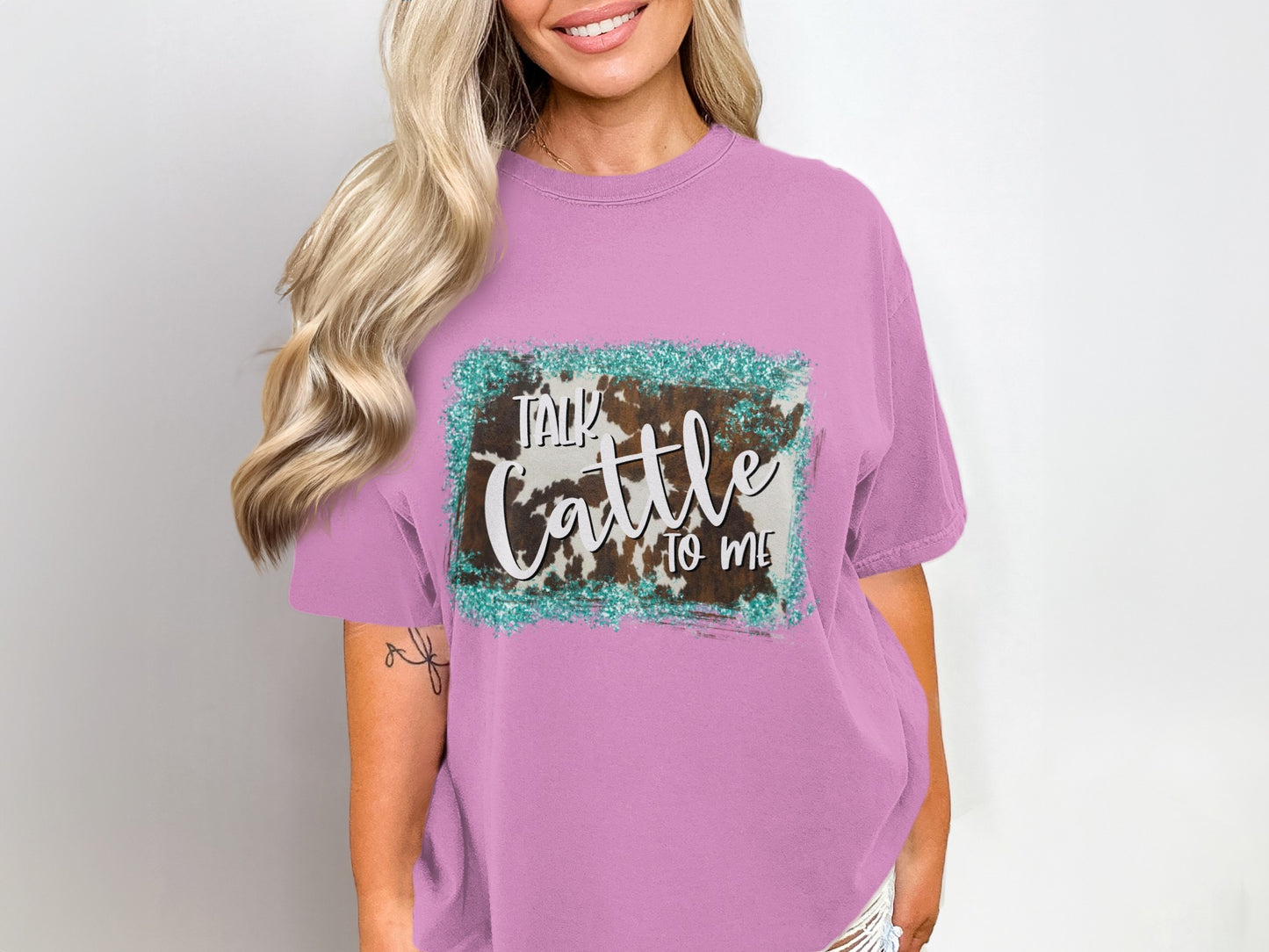 Talk Cattle To Me Graphic Printed Shirt Product