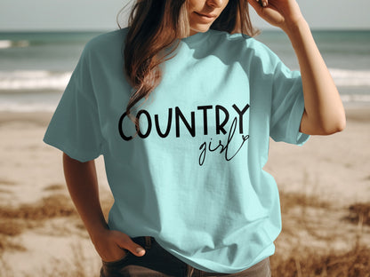 Country Girl Tee Graphic Fashion Statement