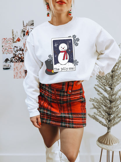 The Jolly Soul Snowman Graphic Sweatshirt