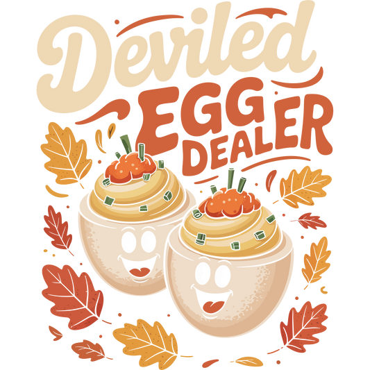 Deviled Egg Dealer Funny Autumn Graphic Print product