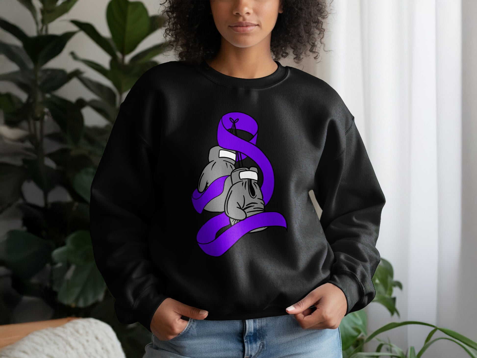 Unique Vintage Boxing Gloves Sweatshirt