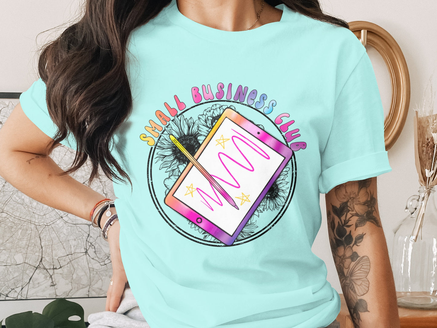 Small Business Club Graphic Tee for Entrepreneurs