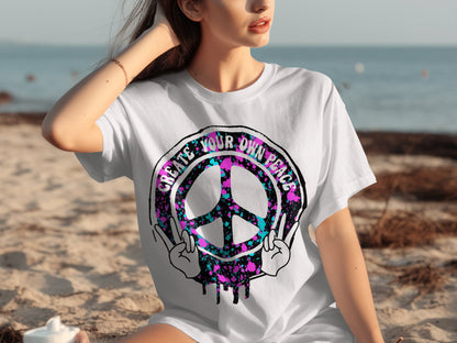 Create Your Own Peace Symbol T-shirt
