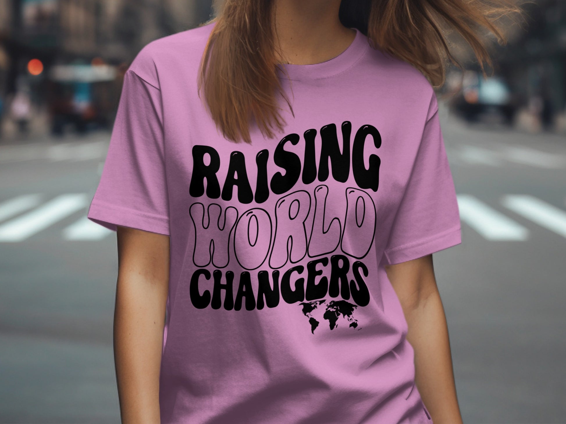 Raising World Changers Graphic Tee Shirt