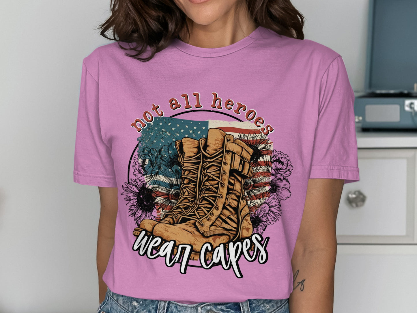 Not All Heroes Wear Capes Graphic T-shirt