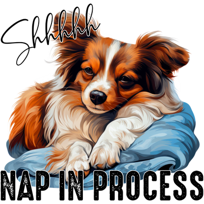 Shhhhh Nap In Process Adorable Dog Sleeping Design