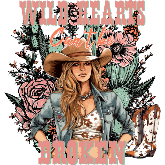 Wild Hearts Can't Be Broken Graphic Art Design