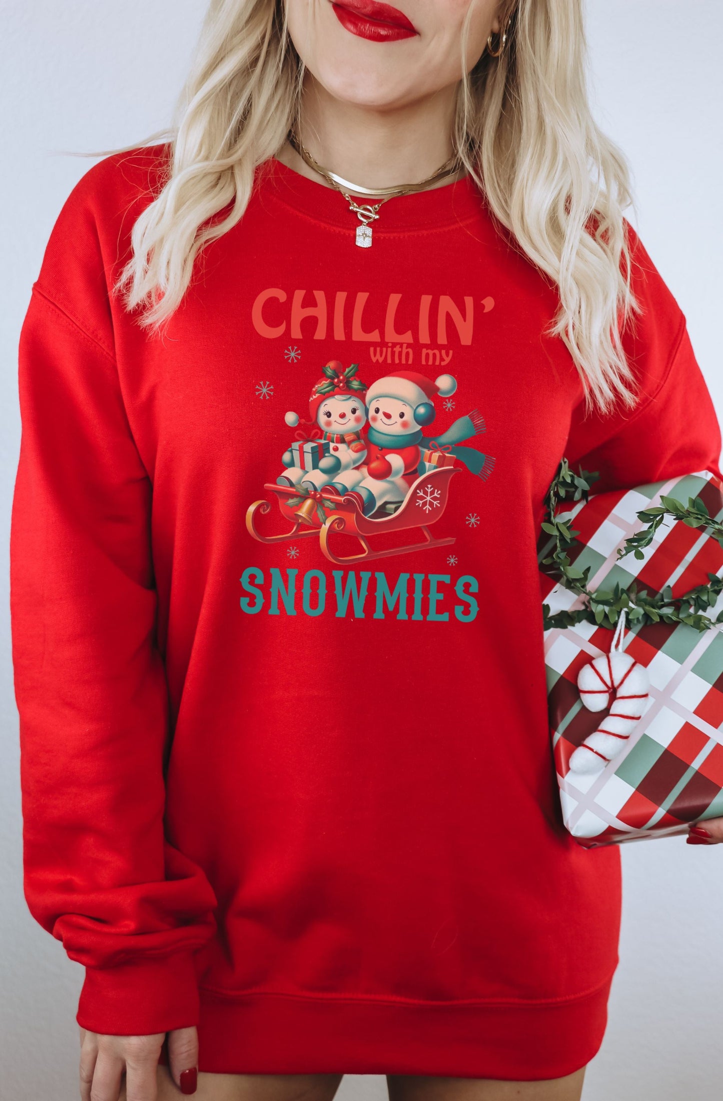 Chillin' with my Snowmies Christmas Sweater product