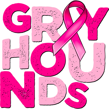 Greyhounds Pink Ribbon Awareness Design product