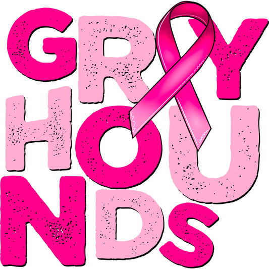 Greyhounds Pink Ribbon Awareness Design product
