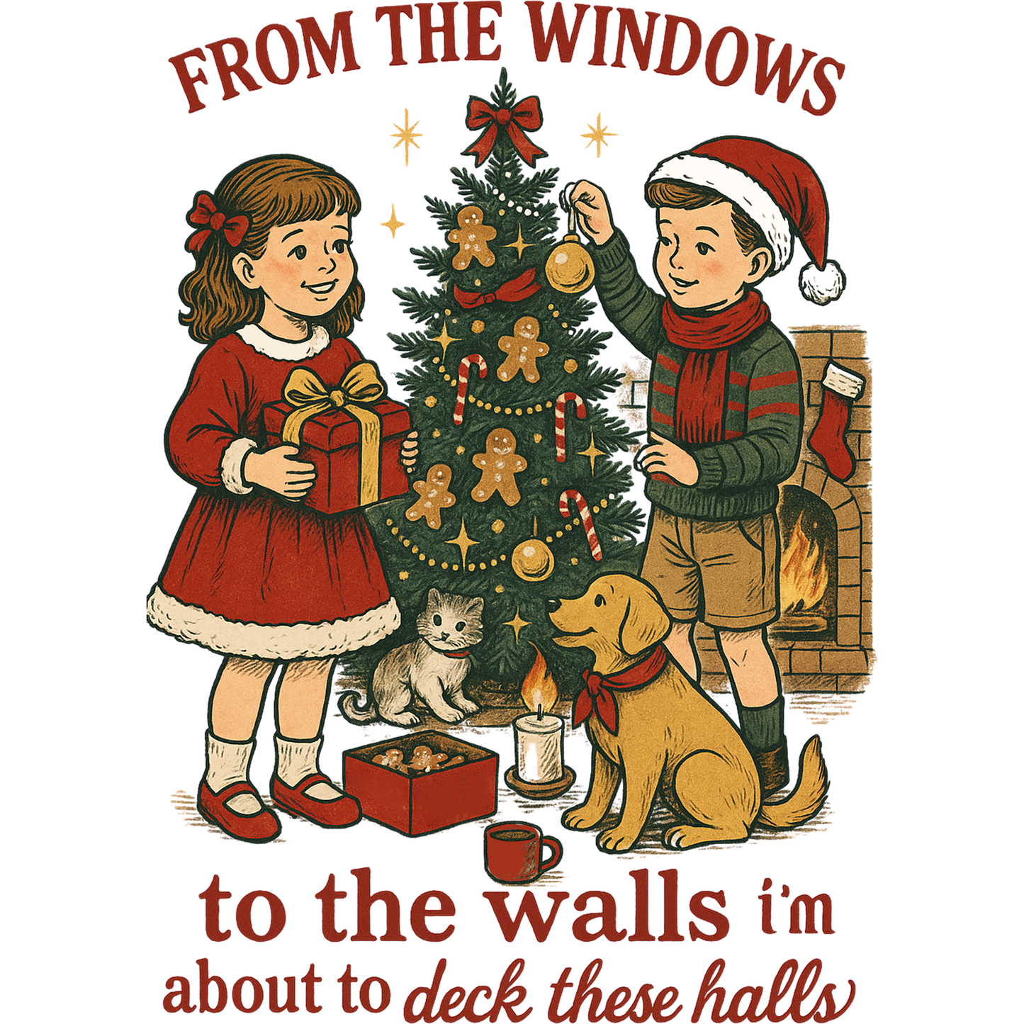 From The Windows To The Walls Christmas Poster
