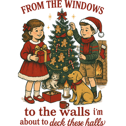 From The Windows To The Walls Christmas Poster