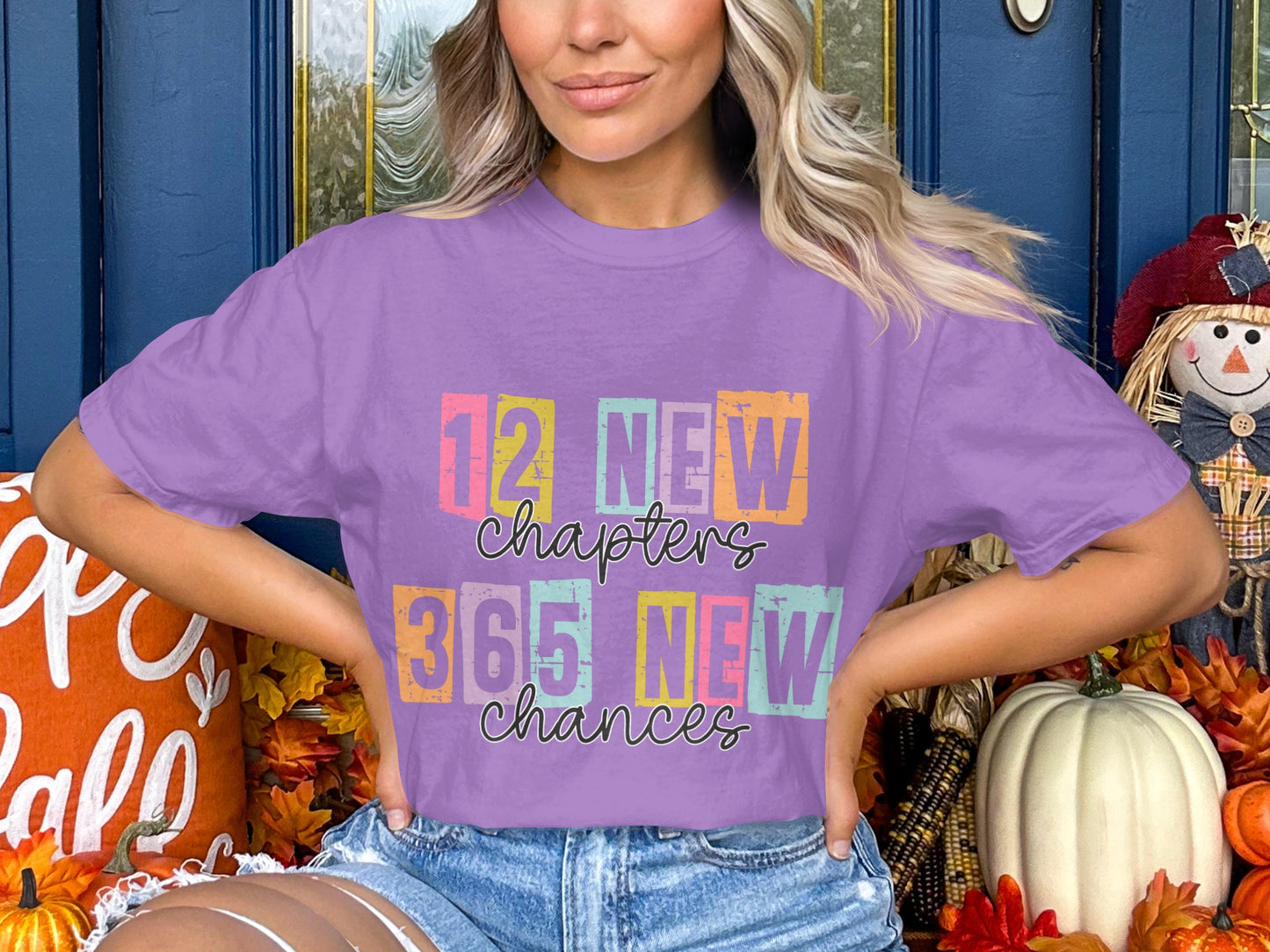 12 New Chapters 365 New Chances Motivational Shirt
