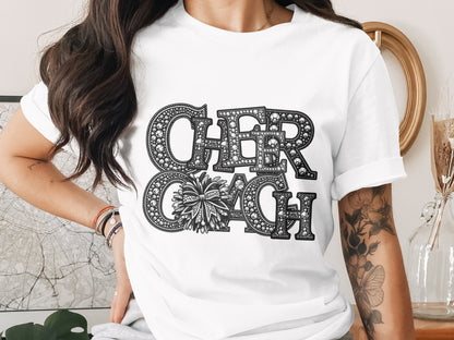 Cheer Coach Graphic T-Shirt Fashion Trend