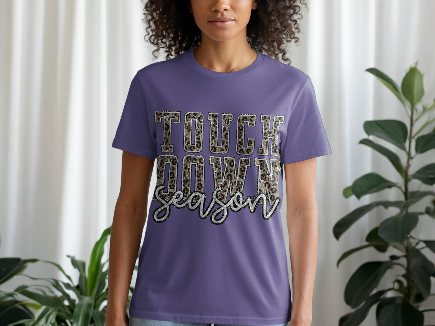 Touch Down Season Graphic T-Shirt for Sports Fans