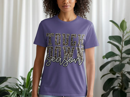 Touch Down Season Graphic T-Shirt for Sports Fans