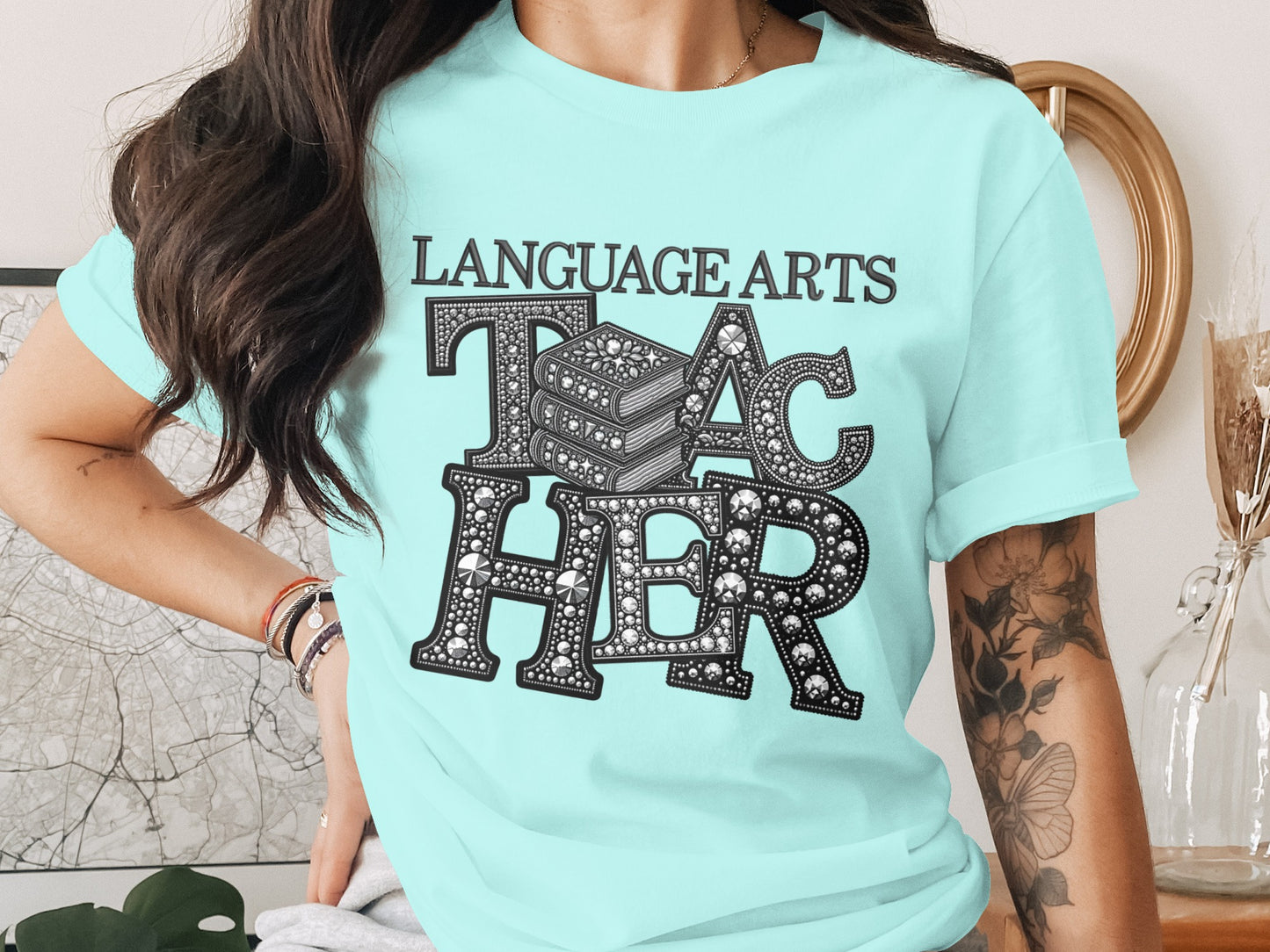 Language Arts Teacher Graphic Tee Shirt Designer
