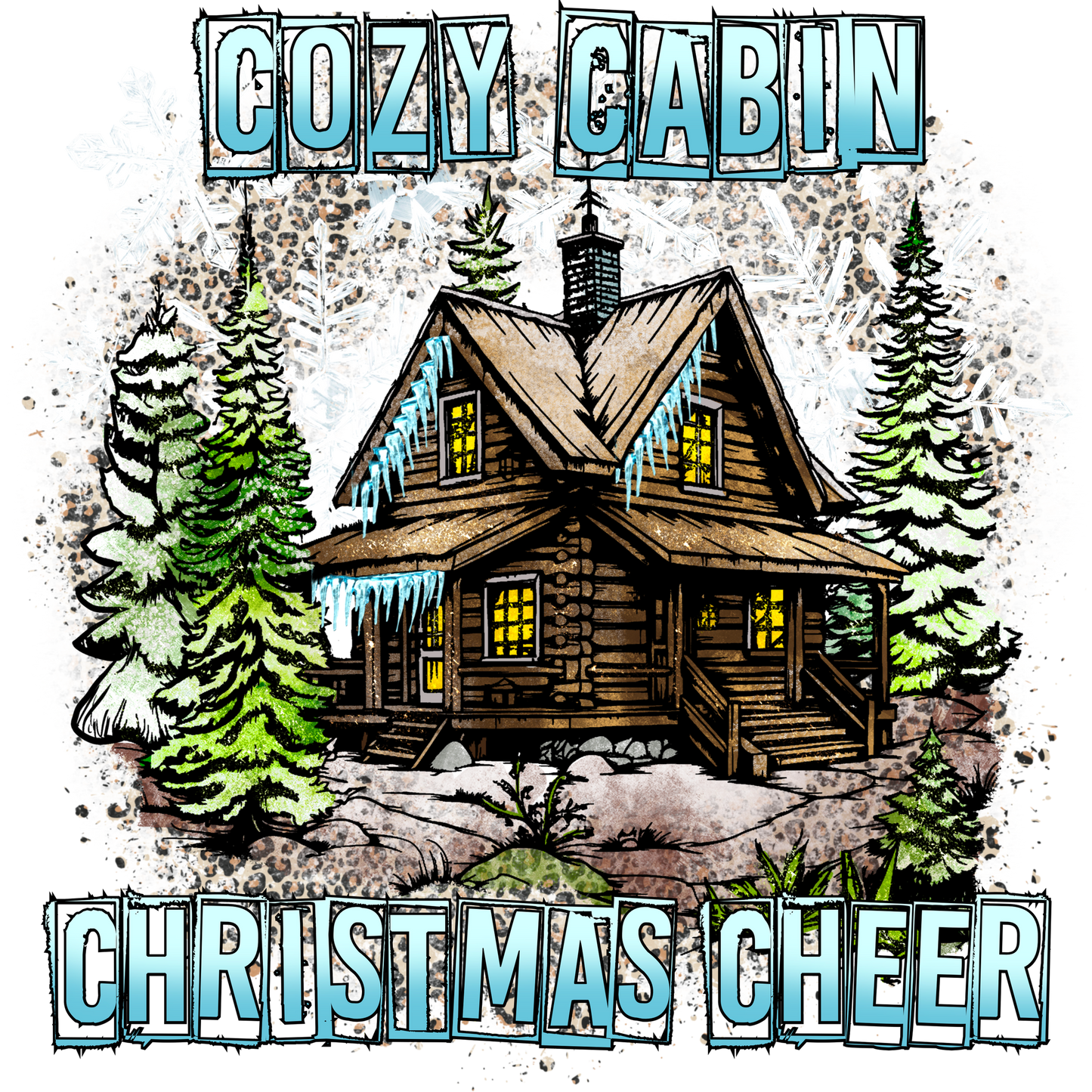 Cozy Cabin Christmas Cheer Rustic Decor Item