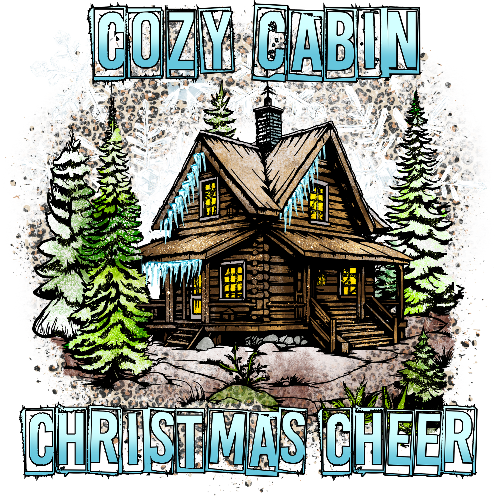 Cozy Cabin Christmas Cheer Rustic Decor Item