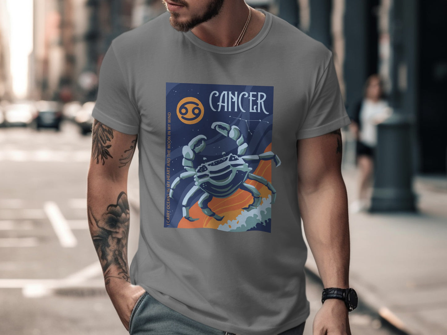 Zodiac Sign Cancer Zodiac T-Shirt for Astrology Lovers