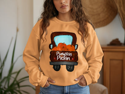 Pumpkin Pickin Graphic Sweatshirt Product